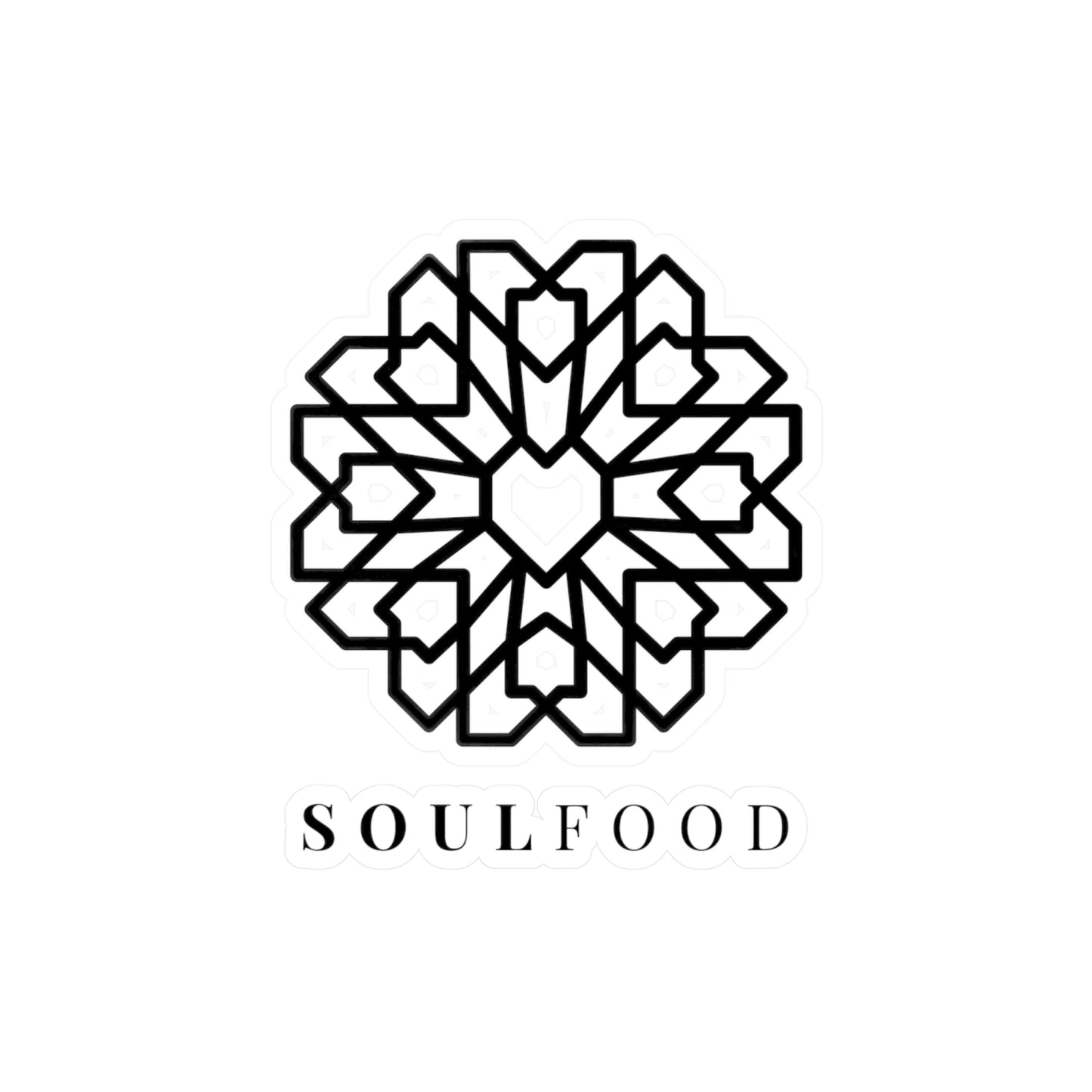 Black SoulFood Vinyl Decal