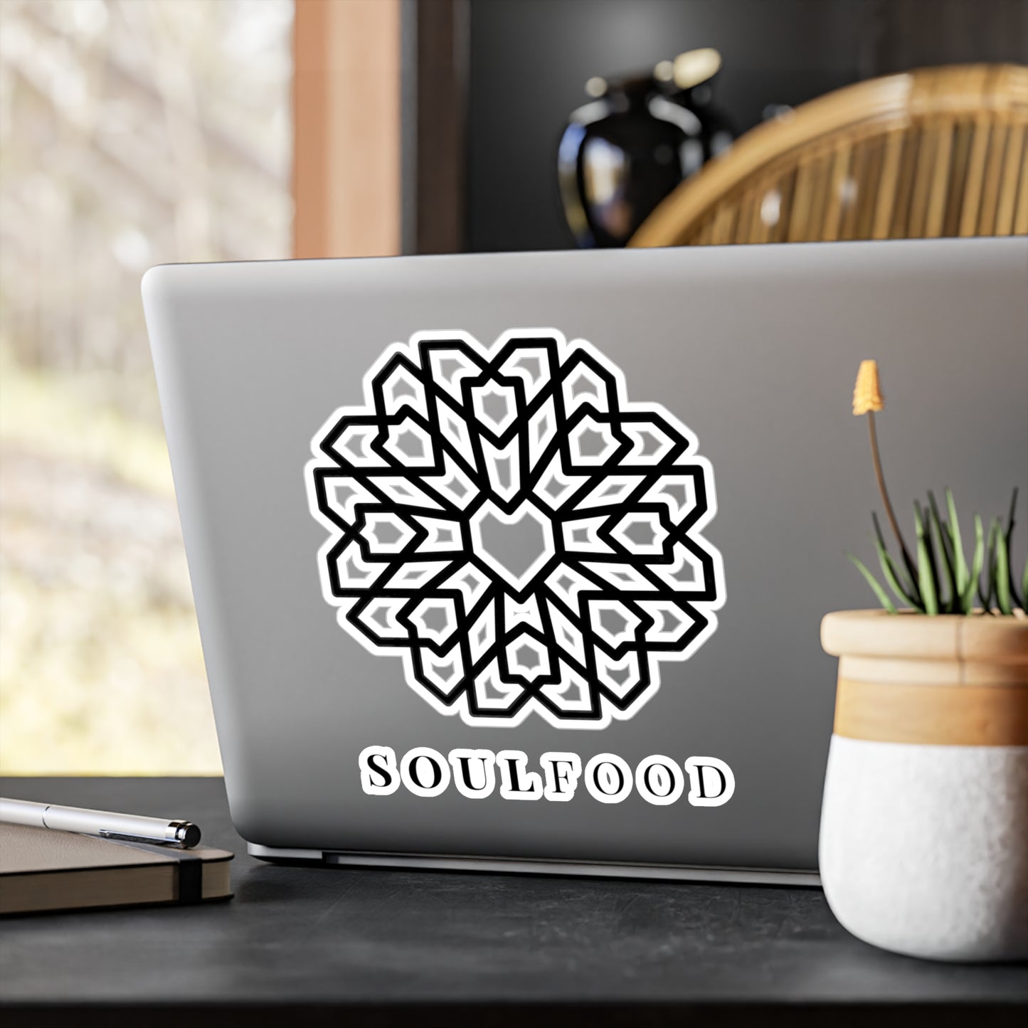 Black SoulFood Vinyl Decal