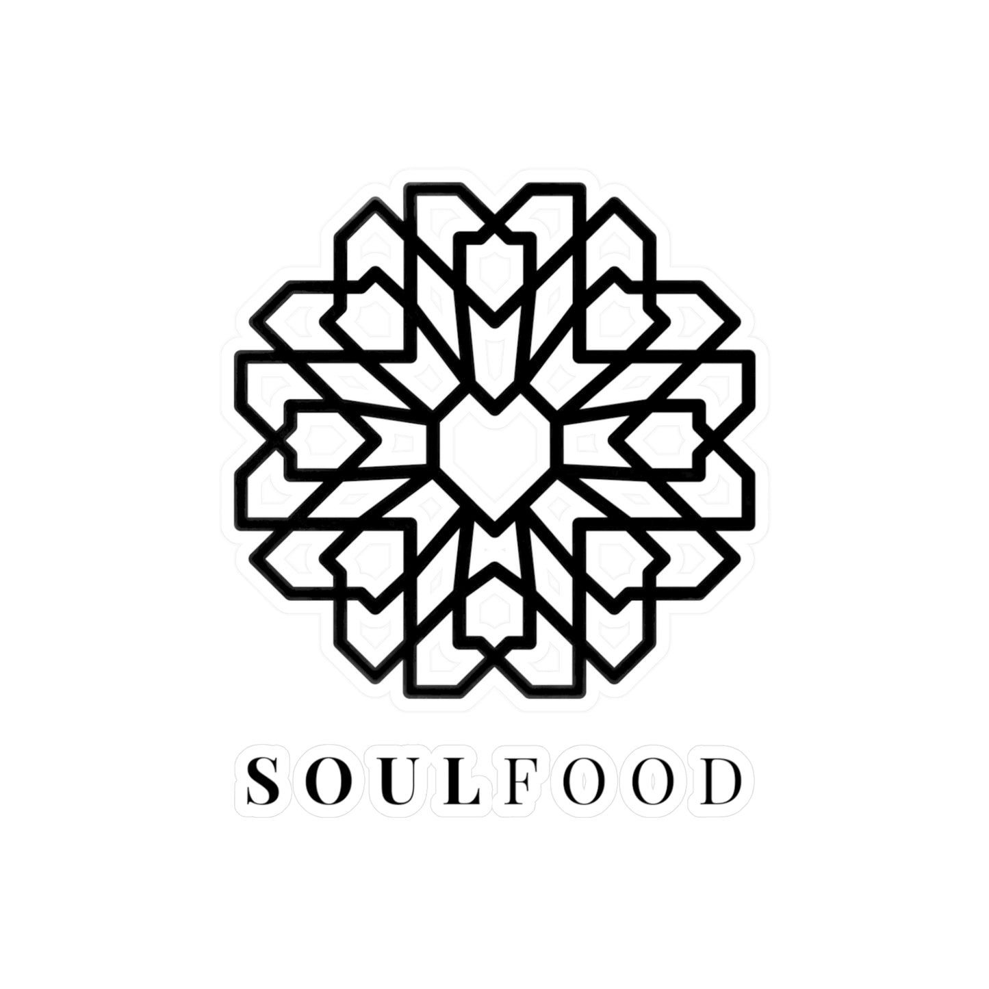 Black SoulFood Vinyl Decal